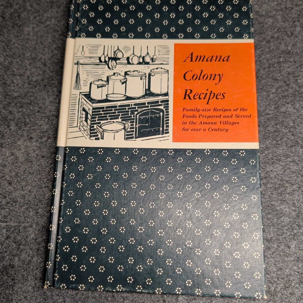 Amiana Colony Recipes Cookbook - Black and Orange